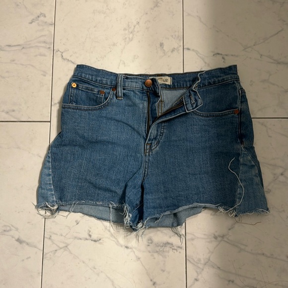 Madewell High-Waisted Jean Shorts - Picture 1 of 3